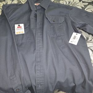 Wrangler Charcoal Button-Up Shirt